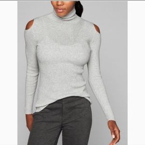 Athleta Cold Shoulder Rib Sweater